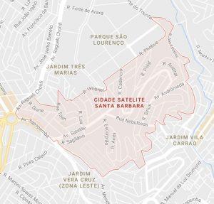 Coroa de Flores Cidade Satélite Santa Bárbara