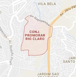 Coroa de Flores Conjunto Promorar Rio Claro