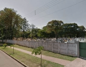 Coroa de Flores Cemitério Municipal de Populina - São Paulo